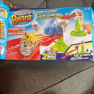 Vintage Mighty Beanz Slammer Time Race Track
